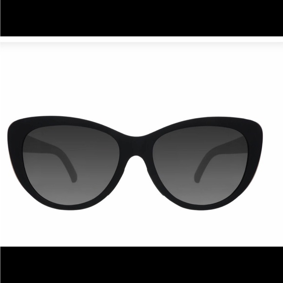 Goodr Black/Dark Gray Gold Accents Women's Sunglasses - Picture 3 of 9